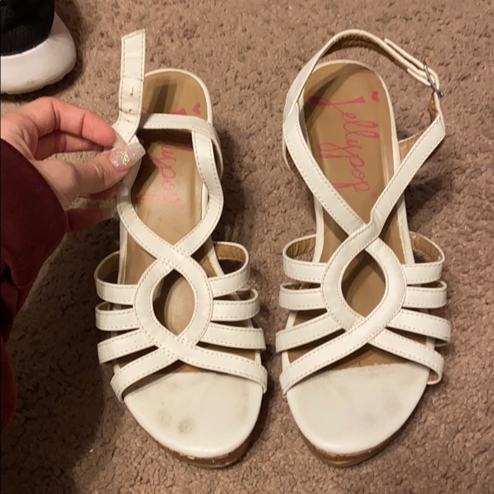 open-toe sandal wedges